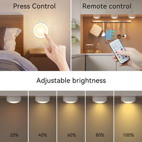 SEMSMOKS RGB 13-color puck light creates mood lighting options