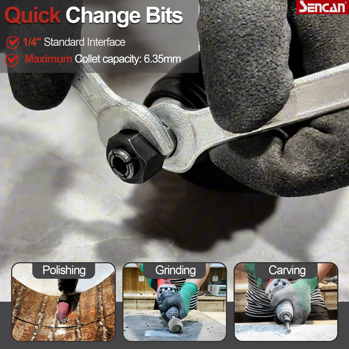 SENCAN dual-bearing design minimizes vibration for smoother operation