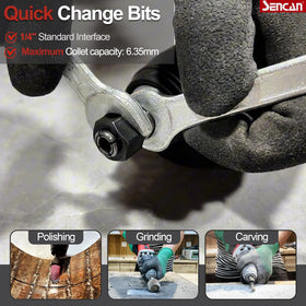 SENCAN dual-bearing design minimizes vibration for smoother operation