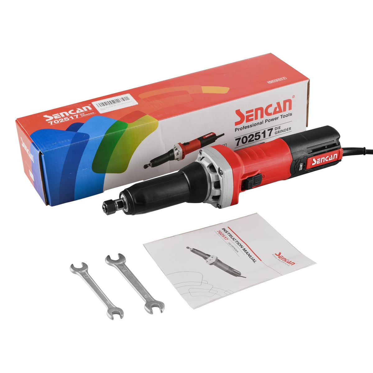 SENCAN heavy-duty grinder suited for metal shaping and stone carving projects