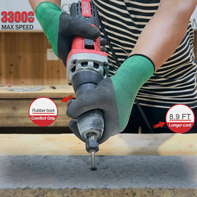 SENCAN variable-speed model controls rpm for precise material removal and finishing