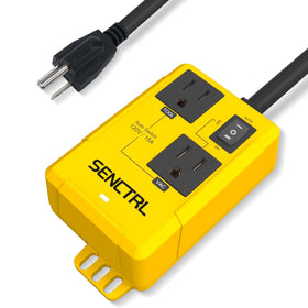Senctrl AVS2000 front view showcases compact design for small workshops.