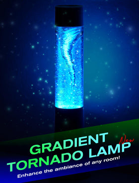 SENCU Glitter Tornado Lamp shows a realistic water whirl for relaxing ambience.