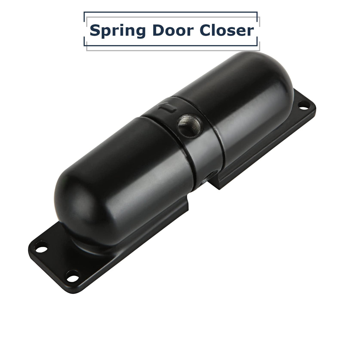 SENENQU black finish corrosion-resistant door closer ideal for high-traffic use
