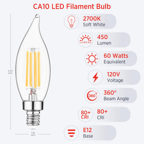 Sengled E12 dimmable LED bulb demonstrating smooth brightness control.