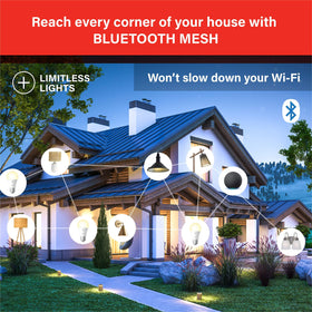 Living room ambience with warm white glow from Sengled bulbs.