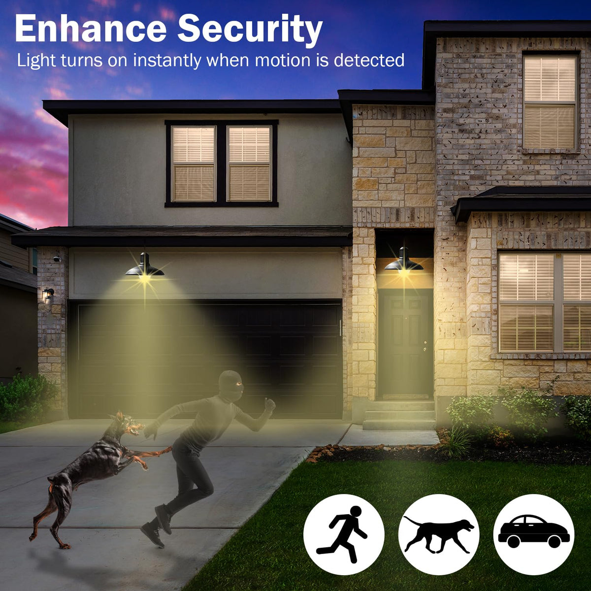 Sengled bathroom bulb delivers soft white light when motion is detected.