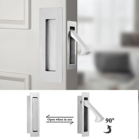 Senharvest kitchen cabinet sliding door handle brushed nickel, modern accent for interiors.