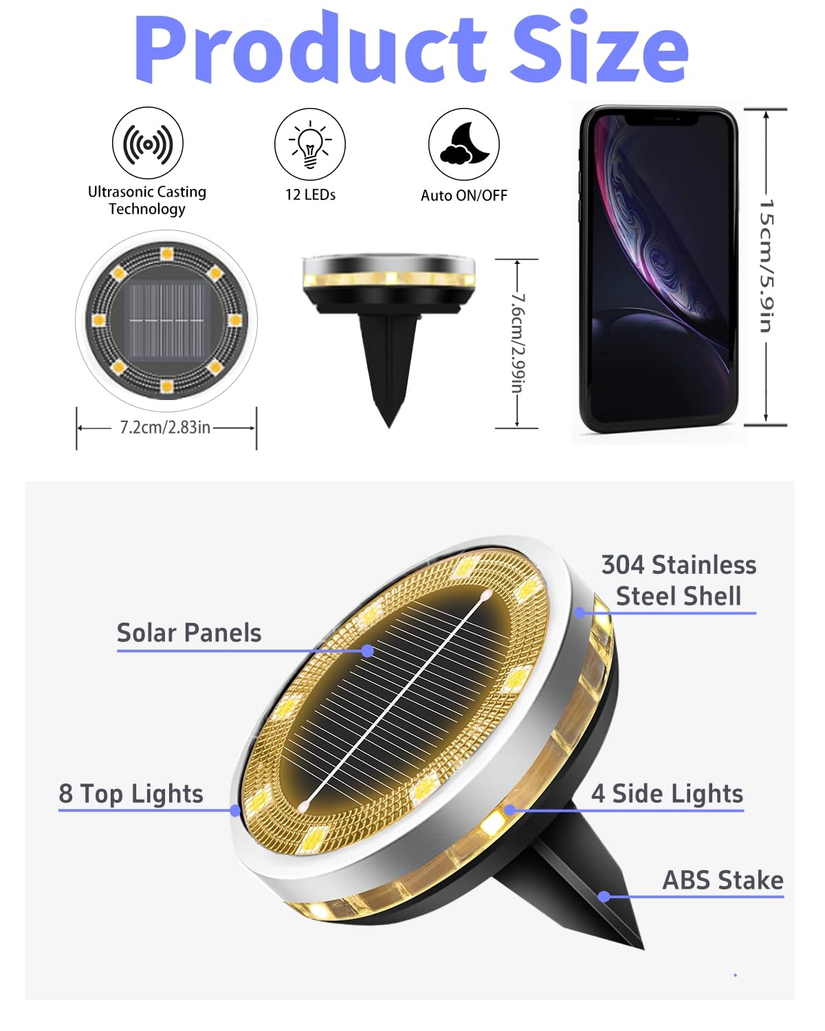 SenLuKit dusk-to-dawn auto on-off feature saves energy and effort.