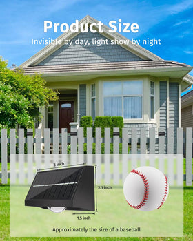 SenLuKit IP65-rated fence light withstands rain and wind for durable outdoor use.