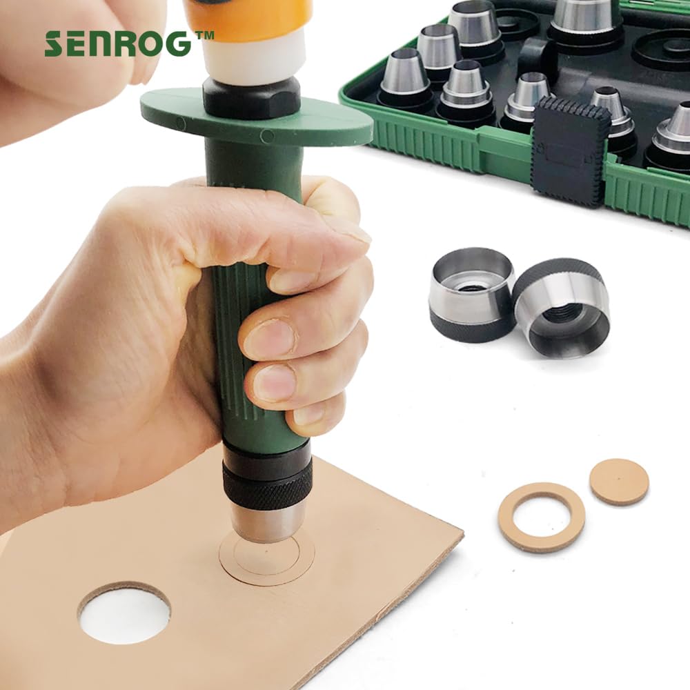 Senrog durable steel punch heads resist wear for long-lasting sharpness.