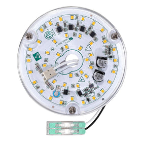 Senroyal 4in ceiling fan LED retrofit front view showing sleek housing and bright output