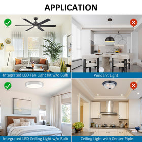 Senroyal 4in heat-dissipation design stays cool during use