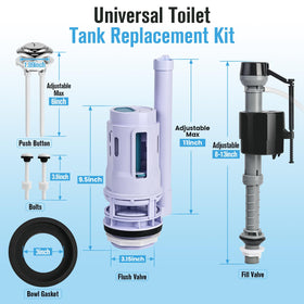 Senshare compatibility guide image highlights Glacier Bay, Toto, American Standard compatibility.