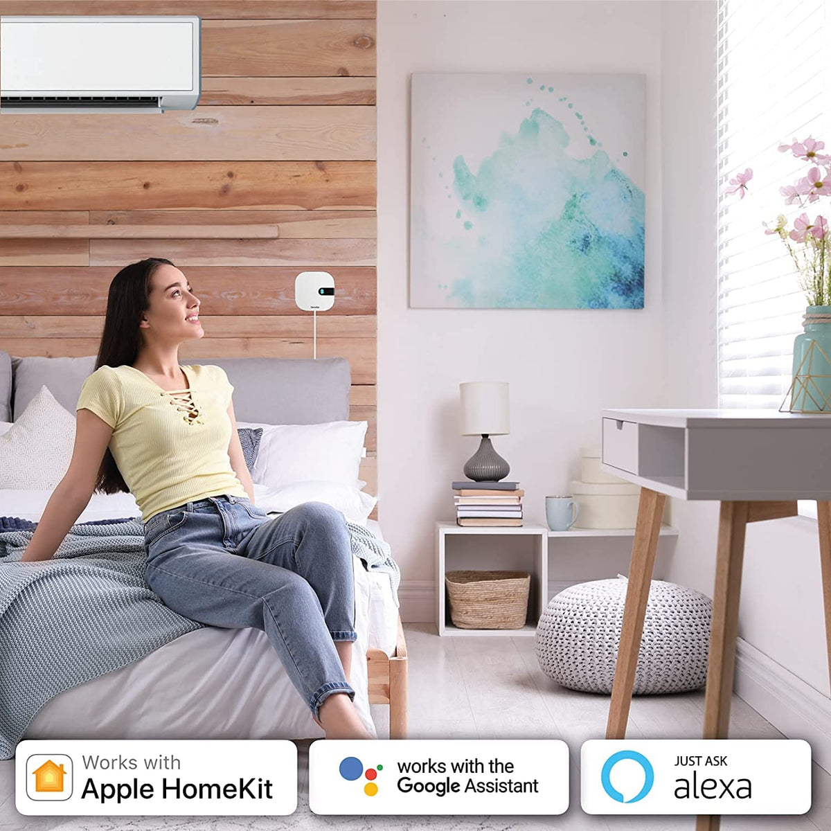 Sensibo Air HomeKit setup with Siri allows voice-operated climate control.