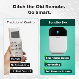 Sensibo Sky app lets you control temperature from anywhere.