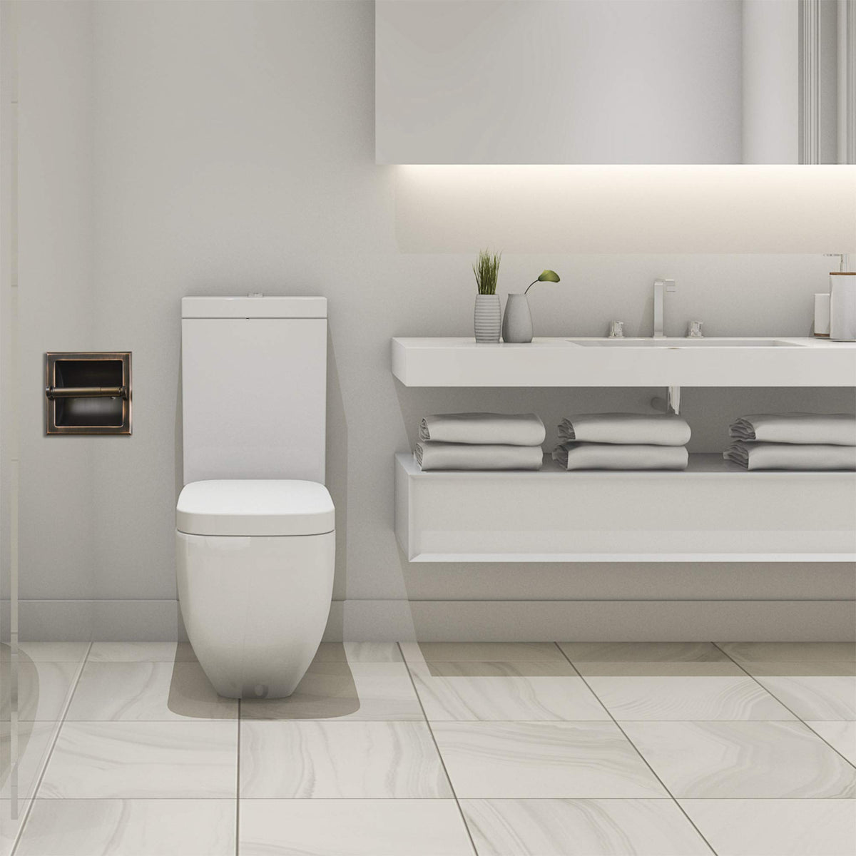SENTO compatible with hollow wood or solid cement walls for flexible installation