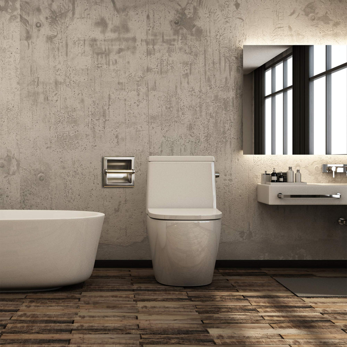 Sento included hardware and rear bracket enable flexible mounting options.