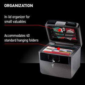 SentrySafe document storage for passports, social security cards, and birth certificates.