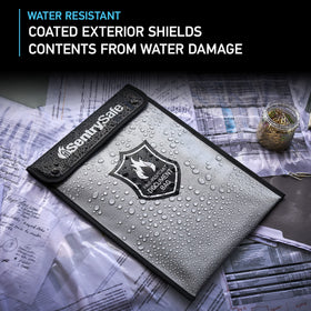 SentrySafe interior-capacity accommodates cash and documents for quick access.