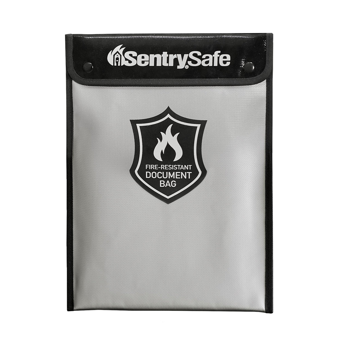 SentrySafe fire-water bag with zipper closure provides secure on-the-go storage.