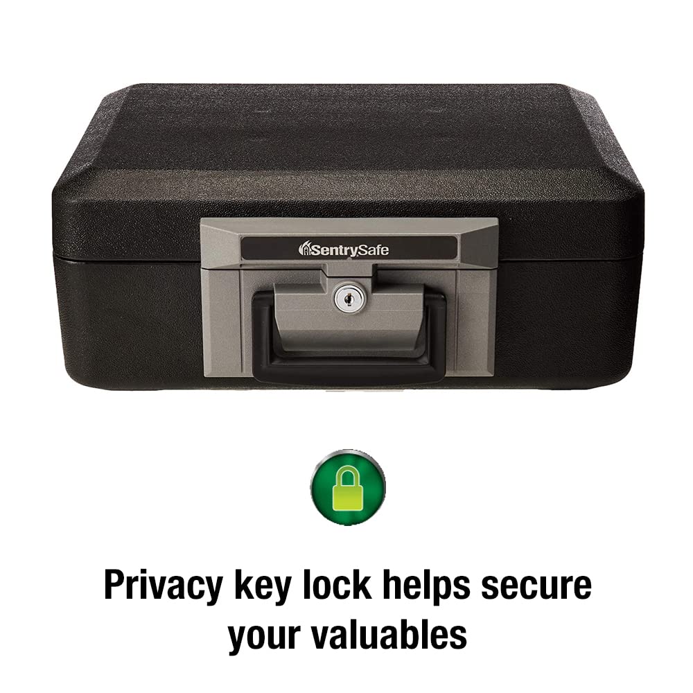 SentrySafe fireproof safe box carrying grips highlight portability and easy transport