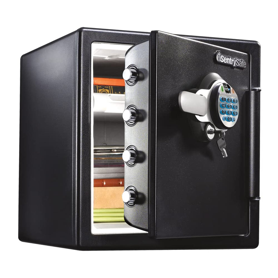 SentrySafe SFW123BTC fireproof-performance: protects documents in a blaze scenario.