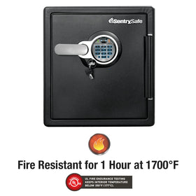 SentrySafe SFW123BTC interior-light-tray: easy organization and visibility inside the safe.