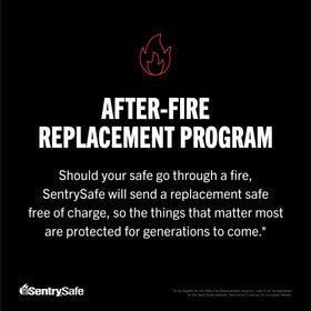 SentrySafe SFW123DSB included bolt-down kit for secure anchoring.