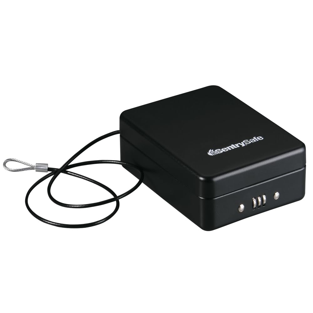 SentrySafe Small Safe front view shows compact design for on-the-go security