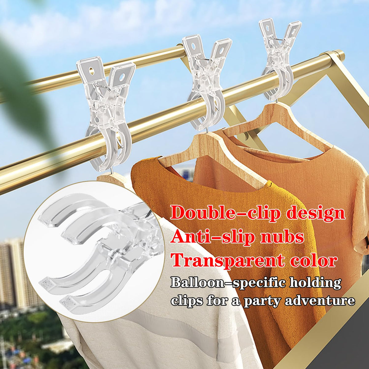 Senylanhxy quick-install balloon arch clip enabling fast decoration setup.