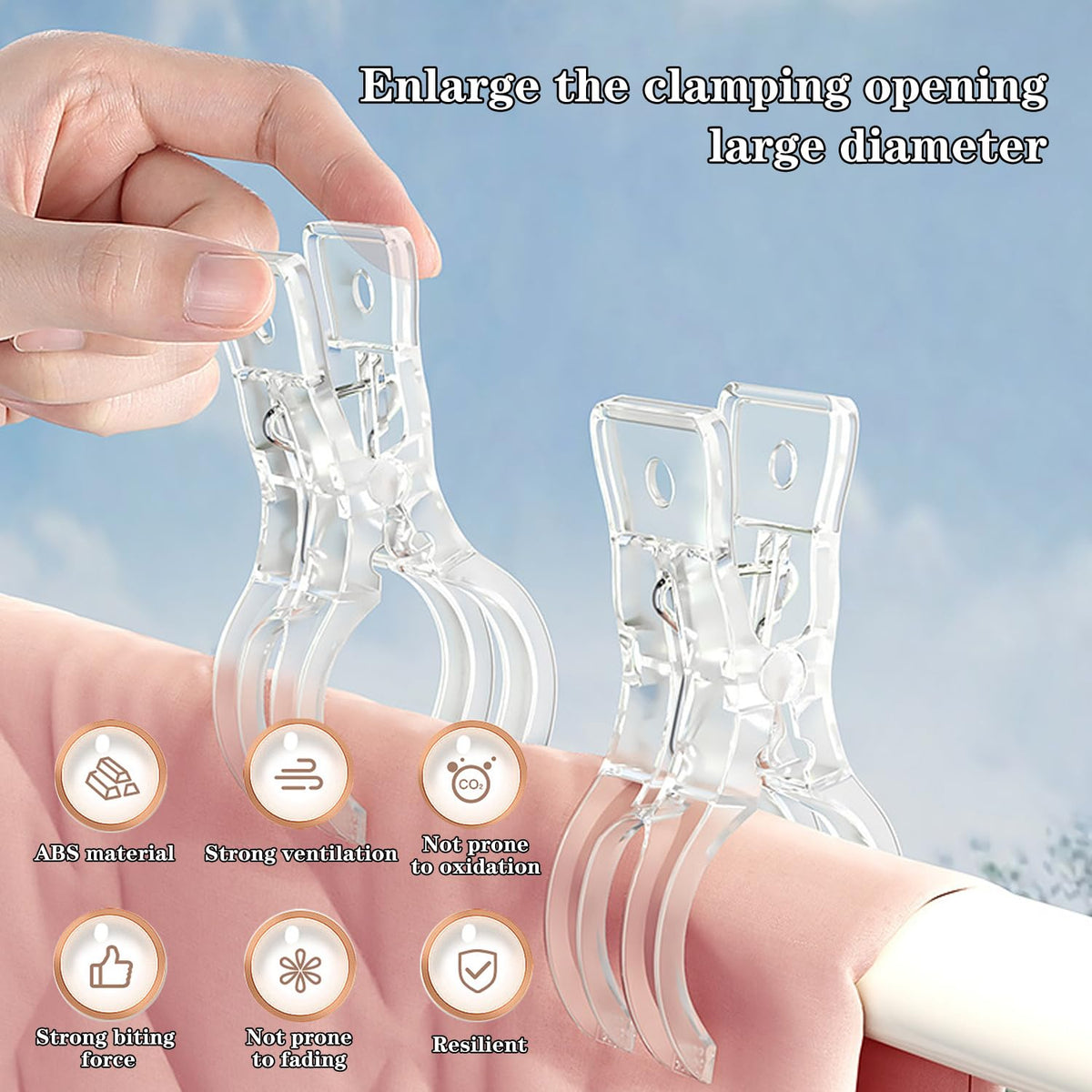 Senylanhxy robust spring mechanism keeps decorations secure during use.