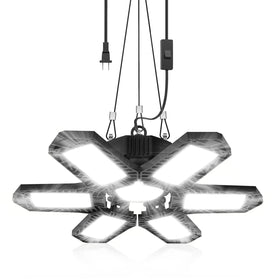 SEOBIOG plug-in garage light, 200W brightness for clear garage work.