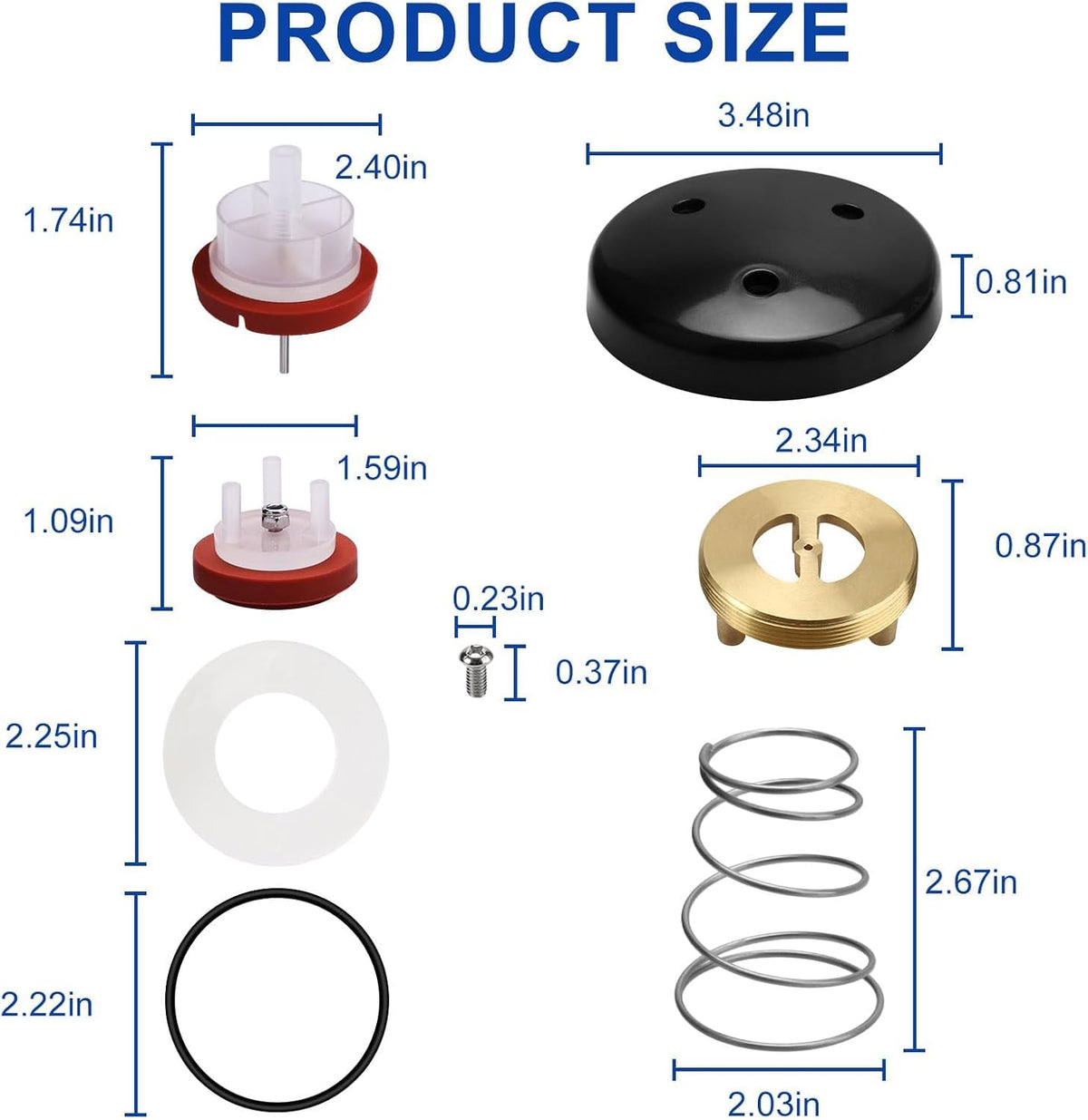 Seork RK1-720-A bonnet-repair-kit-component features durable parts for stable operation.