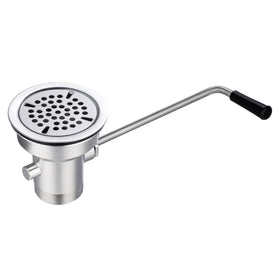 Sepaitek 3-1/2-inch sink drain with twist handle for precise water control