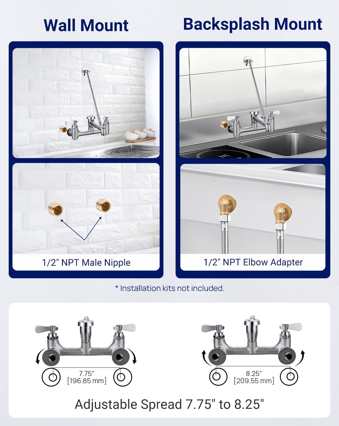 Sepaitek 3/4-inch hose thread connection enables easy hose setup