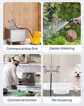 Sepaitek heavy-duty outdoor faucet ready for rugged maintenance tasks