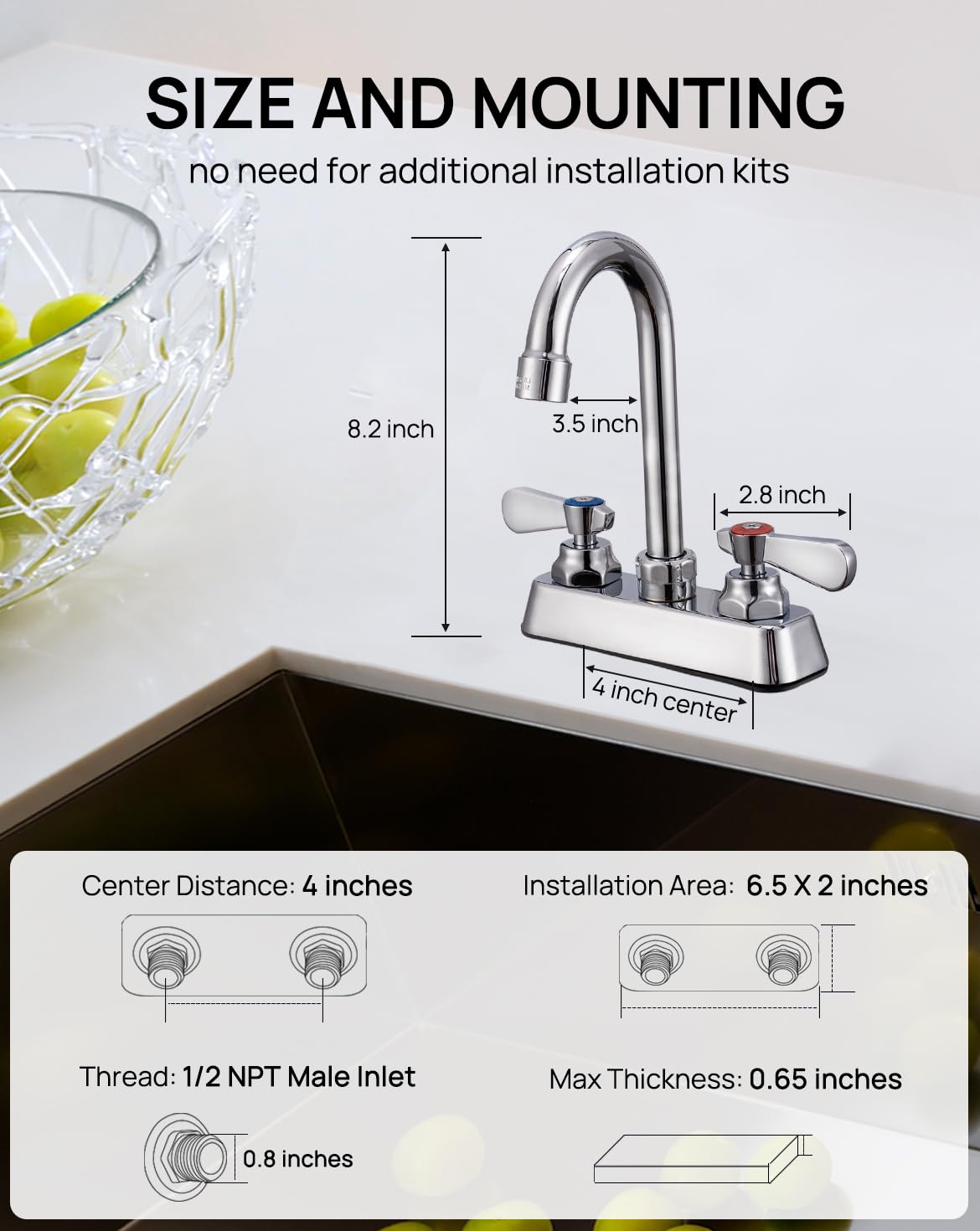 Sepaitek installation kit included speeds up setup without extra tools.