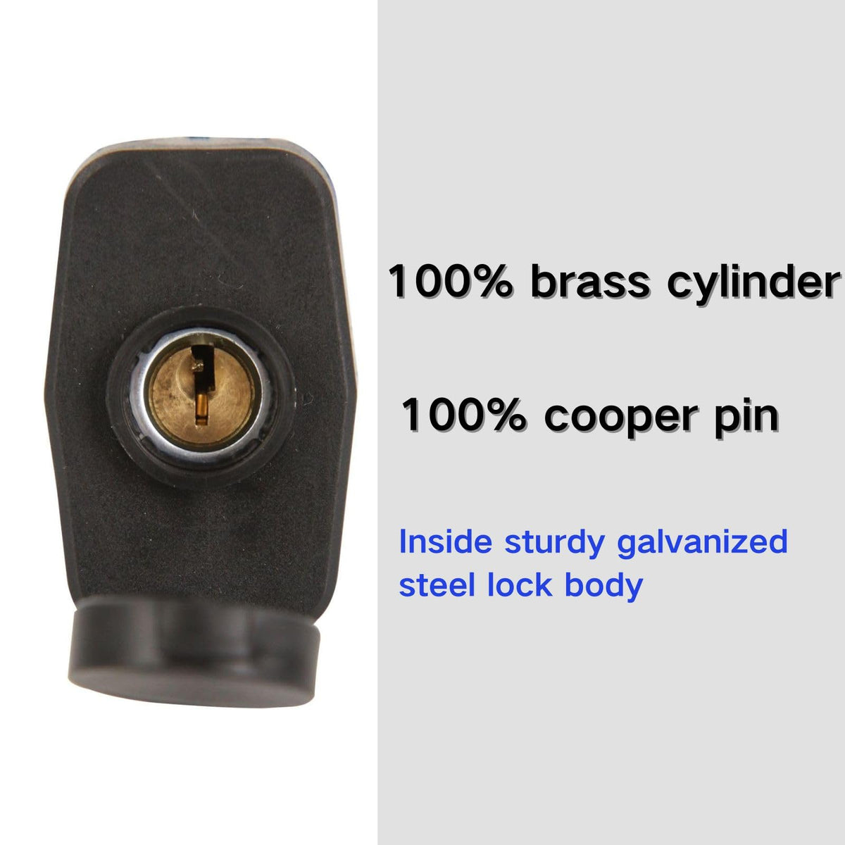 SEPOX anti-rust shackle detail emphasizes long-lasting performance at sea