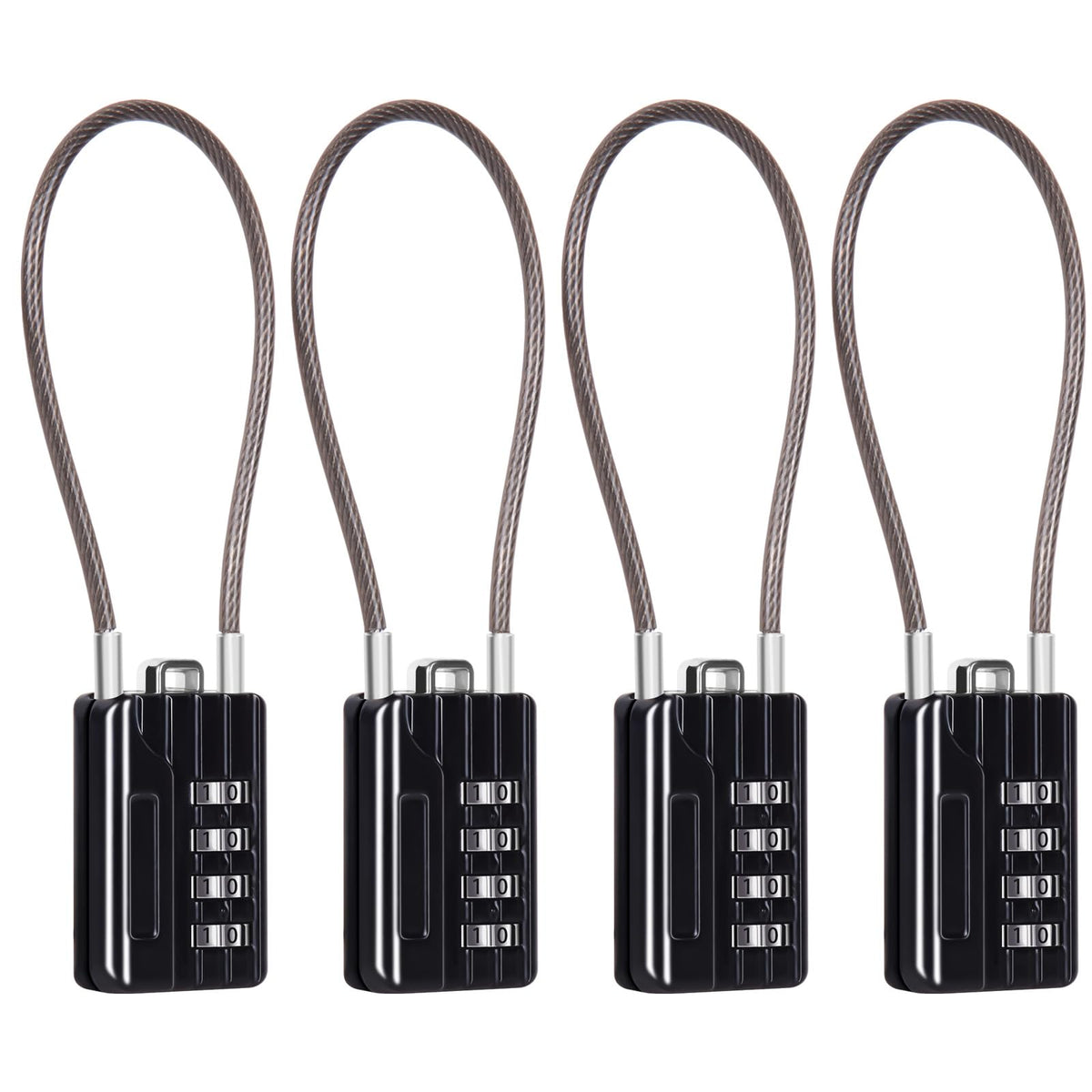 SEPOX compact padlock with 30mm body securing luggage and bags
