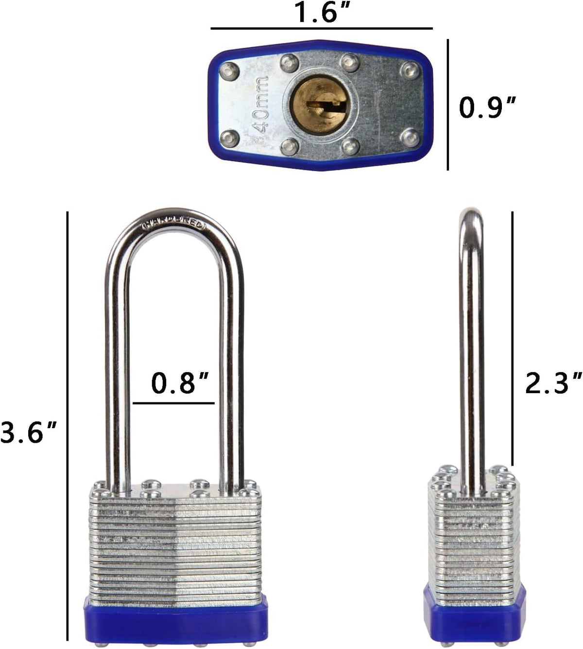 SEPOX extra-long shackle padlock ideal for gate and fence security