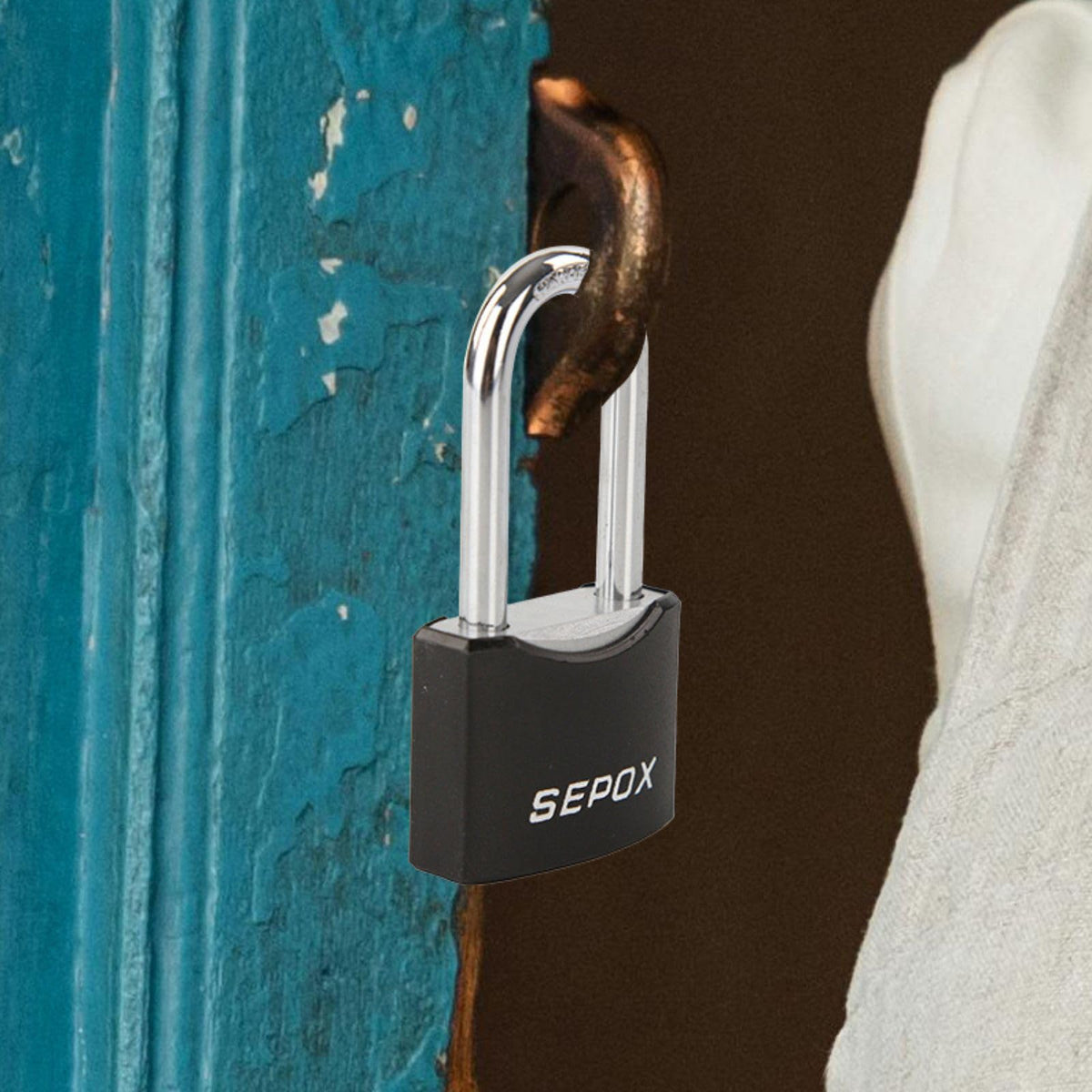 Four padlocks keyed alike provide convenient multi-location access