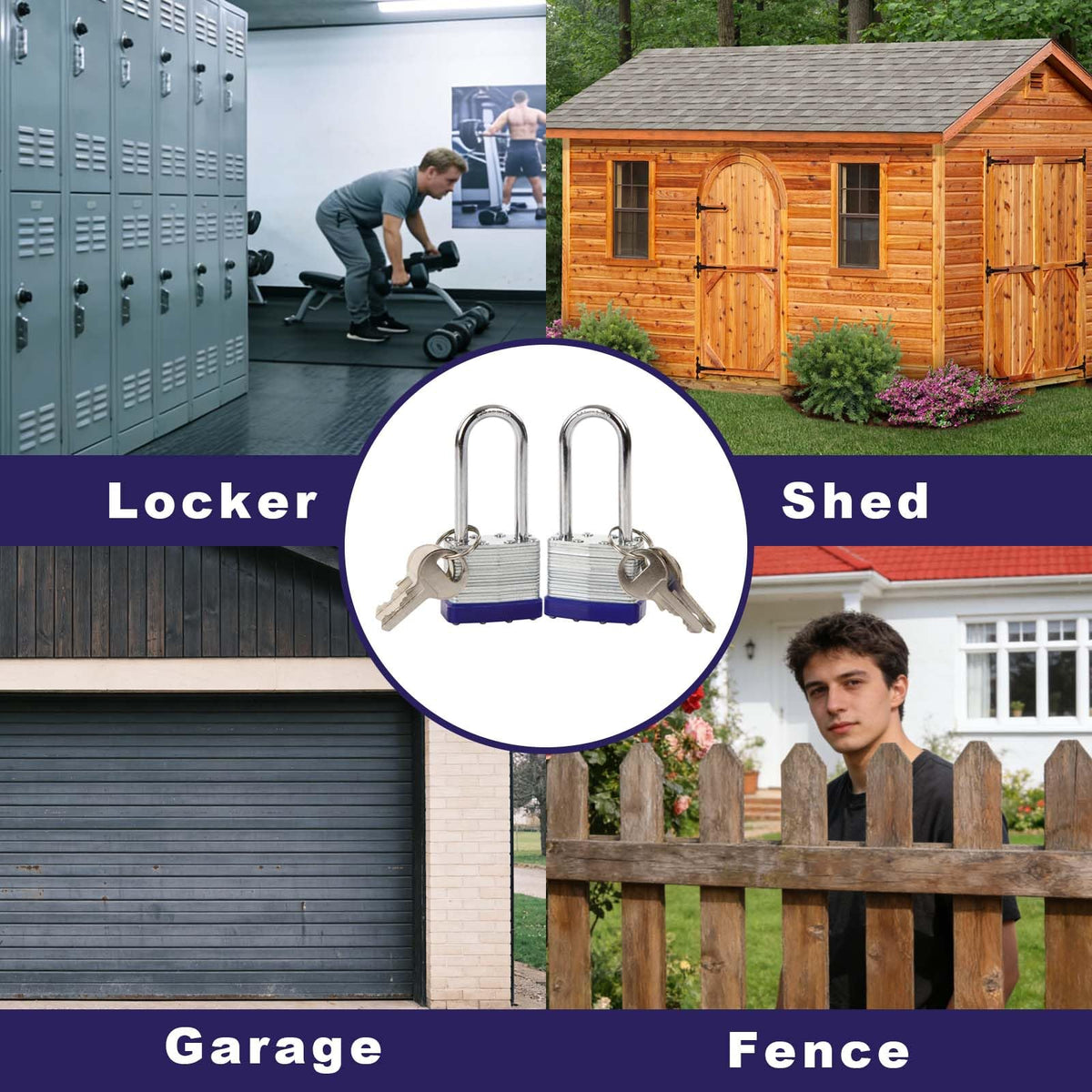 SEPOX unique keys per padlock reduce risk of unauthorized access
