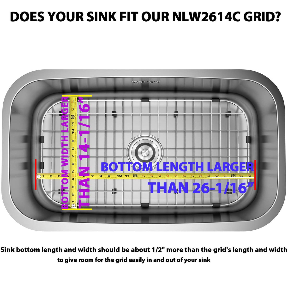 Serene Valley grid corner radius view shows smooth edges for safe installation