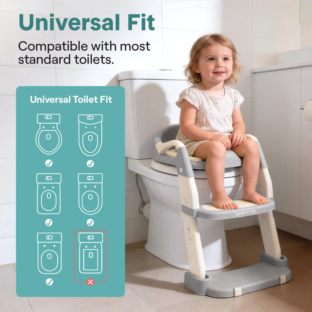 SereneLife supportive backrest helps little ones feel secure.