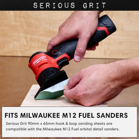 Serious Grit 120 grit triangle sanding sheet for smoothing surfaces