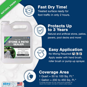 Serveon Sealants H2100S made in USA label signals quality and local support.