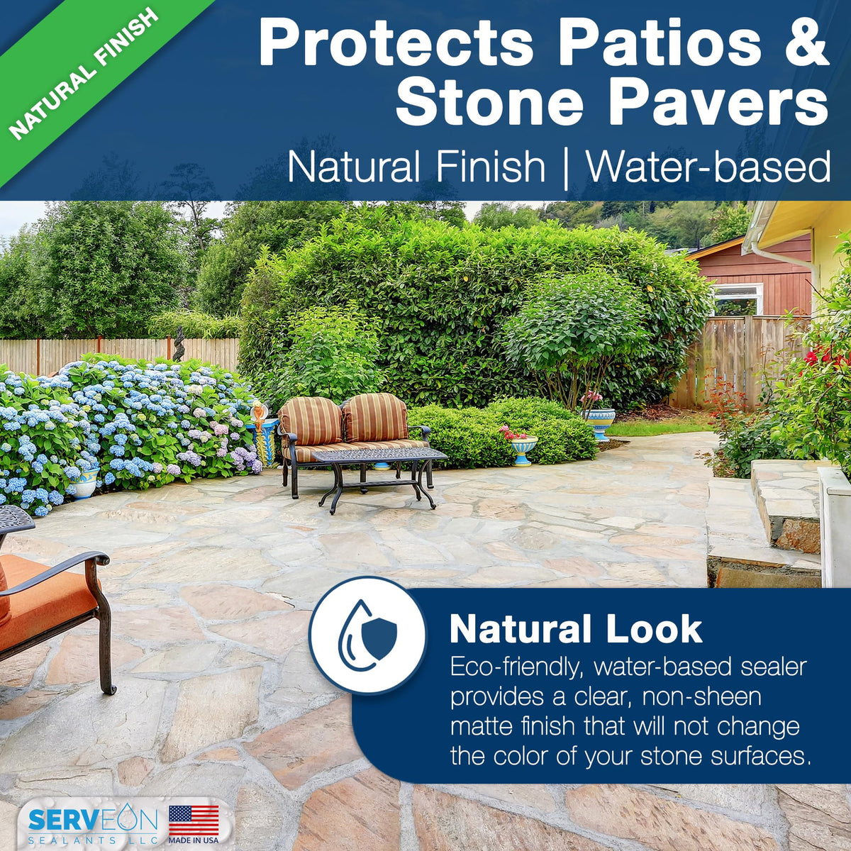 Serveon Sealants H2100S stone surface protection delivers deep penetration for lasting defense.