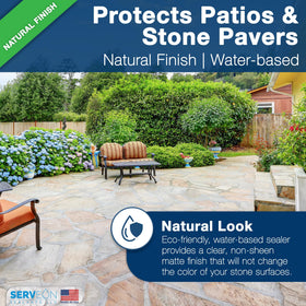Serveon Sealants H2100S stone surface protection delivers deep penetration for lasting defense.