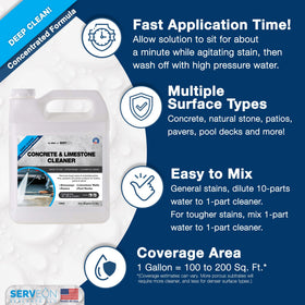 Serveon Sealants Made in USA 1-gallon bottle for home projects.